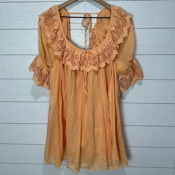 NWT Tularosa Peach Dress Size Small - Picture 1 of 14
